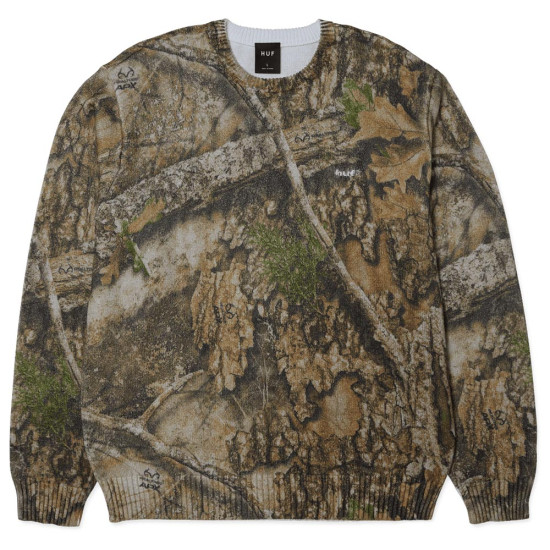 Huf Ανδρική πλεκτή μπλούζα x Realtree Crewneck Sweater